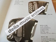 EXCELSIOR ACCORDION 1960&rsquo;s/70&rsquo;s FULL COLOR CATALOG FROM ITALY *RARE NOS