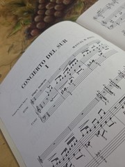 Manuel M.Ponce Concerto Del Sur For Guitar And Orchestra Rare Book,80 Pages