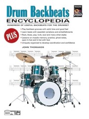 DRUM BACKBEATS ENCYCLOPEDIA BOOK JOHN THOMAKOS ALFRED ROCK BLUES POP FUNK SOUL