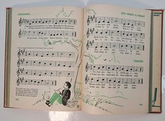 1939 Merry Music Songbook Vintage Hardcover School Book