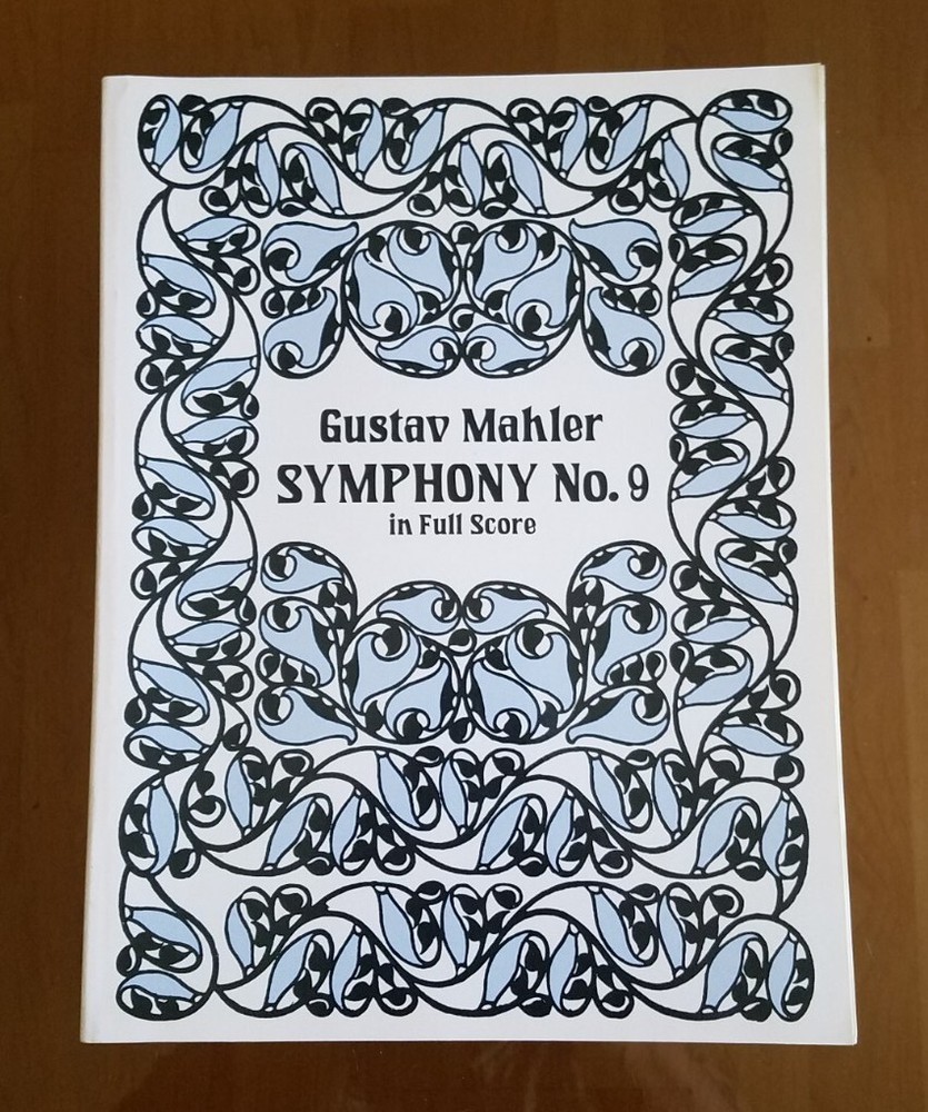 Mahler ~ Symphony No. 9 In Full Score 1992 Dover Publications SC Trade Paperback