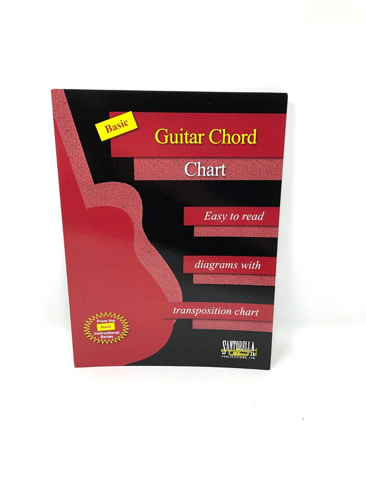 Basic Guitar Chord Chart Santorella Publications OGB41