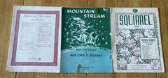 Mixed Lot of 51 Vintage Piano Solo Pieces. Mixed Genre. See all the photos.