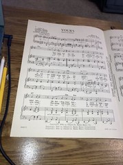 Vintage Sheet Music YOURS Quiereme Mucho, Gamse/Sherr/Roig- Vaughan monroe 1952