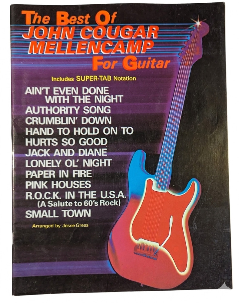 The Best Of John Cougar Mellencamp Songbook 1986 Piano Vocal Guitar Sheet Music