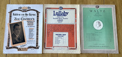Mixed Lot of 51 Vintage Piano Solo Pieces. Mixed Genre. See all the photos.