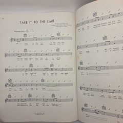 Vintage 1978 Eagles Easy Guitar Revised Songbook GF0104 18 Classic Hits Tab