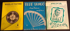 1950&Prime;s Vintage Lot of 5 Sheet Lyrics Words Music