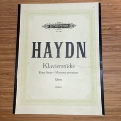 HAYDN Sheet Music Klavierstucke Piano Pieces Edition Peters Nr 4392 Urtext