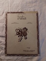 Robbins Royal Edition – « Vilia » 1933 VTG Sheet Music, Howard Johnson Franz Lehar