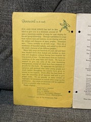 Fun and Folk Songs Vintage Song Book 1941 Westminster Press