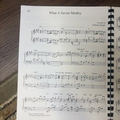 Anthony Burger Hands of Time Gospel Sacred Piano Solo Rare