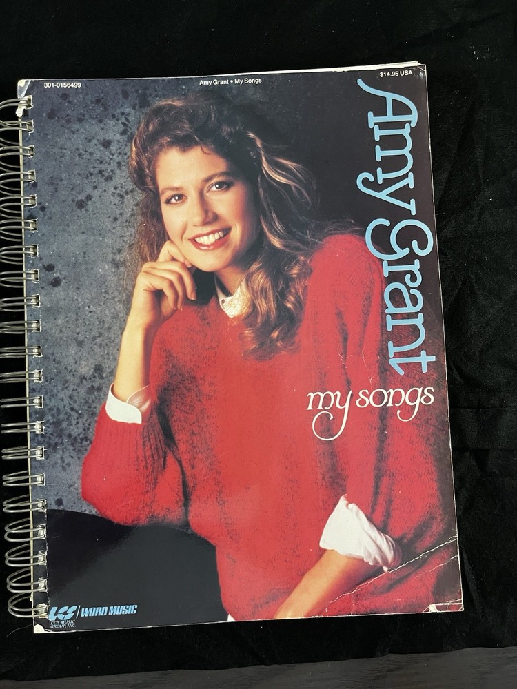 Amy Grant My Songs Songbook Huge 349 Pages Spiral Bound Christian Pop Rock VG