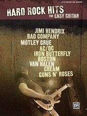 Hard Rock Hits for Easy Guitar Tab Sheet Music Chords Lyrics 13 Songs Book