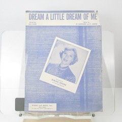 Dream a Little Dream of Me Sheet Music Dinah Shore P/V/G Words & Music 1950