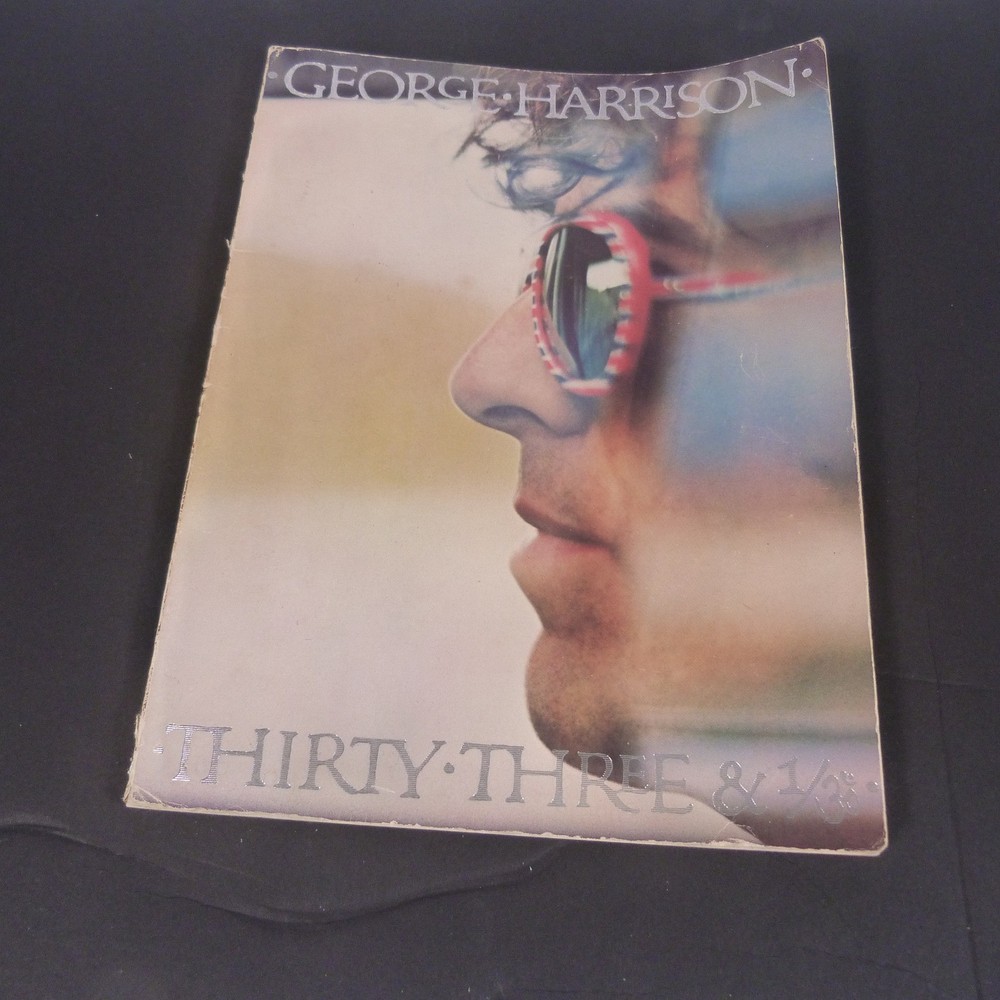 Vtg George Harrison Thirty Three & 1/3 Sheet Music Songbook 1976 Piano Guitar
