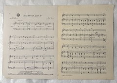 1937 Sheet Music I Can Dream, Can&rsquo;t I ? The Andrews Sisters G. Jennings Sleeved