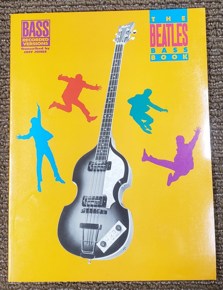 The Beatles Bass Book BASS Recorded Versions Hal Leonard Pub FREE SHIPPING!
