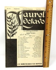 Requiem Sheet Music 1924 A Cappella SATB Mixed Voices Chorus Bantock US Seller