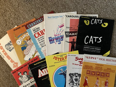 Vtg. Broadway Musicals Vocal Selections Books Lot of 11 Lightly Used