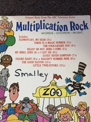 Vintage Multiplication Rock Words Chords Music Book School House Rock ABC 1974