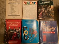 Huge Lot 18.4lbs Vintage Sheet Music Books: All are Guitar-only or accompaniment
