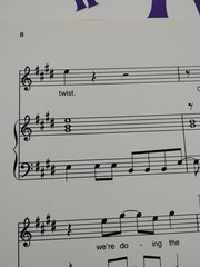 Fat Boys The Twist Piano Guitar Vocal Song Sheet Music Rare Song Rap Rock