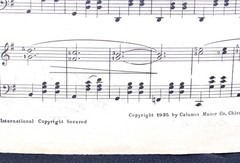 Merry Widow Waltz Sheet Music 1935 Piano Solo Lehar Antique Vintage US Seller