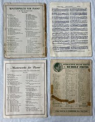 Lot of 41 Vintage/Antique Sheet Music for PIANO – WALTZES (1890s-1940s)