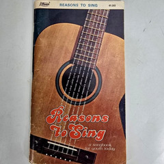 Reasons To Sing Piano Vocal Christian Youth Songbook Music Lillenas 1971 Vtg