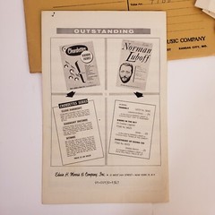 9 Vintage 1924 Choral Choir Sheet Music Kentucky Babe Adam Geibel TTBB Piano