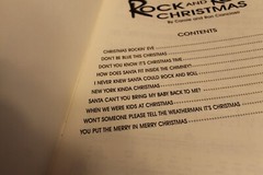 Rock & Roll Christmas ~ 1988 Warner Bros. Softcover Songbook ~ Piano