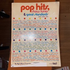 Biggest Pop Hits Sheet Music Great Standards Song Book Big 3 Early 70s