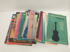 Vintage Ukulele Sheet Music and Instructional Book Lot of 20