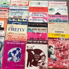 Vintage 1940s Sheet Music Collection Lot 30+ Piano Vocal Duet Classic Hits Rare