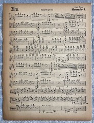 VTG Czech Orchestration Melodion Emil Stolc 1st Ed Set + Hand Written Parts RARE