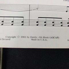 We Got The Beat Sheet Music P/V/G Go-Go&rsquo;s Columbia Pictures 1981