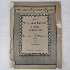 Rare 1917 Antique Schirmer&rsquo;s Scholastic Music Book Vol 42 Frederick A. Williams