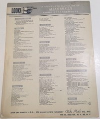 POLONAISE Opus 53 Sheet Music Chopin Piano Solo Allan Small Vintage 1963