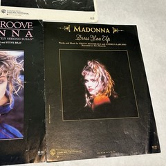 Vintage Madonna Sheet Music Lot Of 5 Vogue Papa Don’t Preach Into The Groove