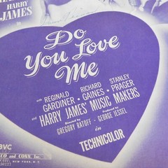 Vintage Sheet Music Do You Love Me Harry Ruby 20th Century Fox 1946 O&rsquo;Hara James