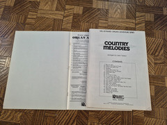 COUNTRY MELODIES Organ Music Book Hal Leonard Adventure Series #16 – 1980