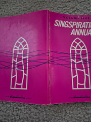 4 vintage SINGSPIRATION ANNUAL songbooks, Vol 5, 6, 7, 10-1968, 1971, 1973, 1977