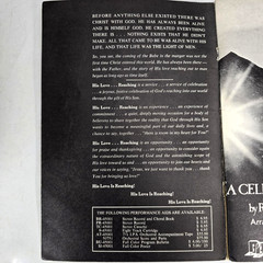 His Love Reaching Choral Book SATB Christmas Bill Gaither Musical 1975 Song Vtg