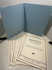 Schubert Quintet In “A” Major D. 667 Opus 114 “Trout Quintet” Piano,Violin Etc
