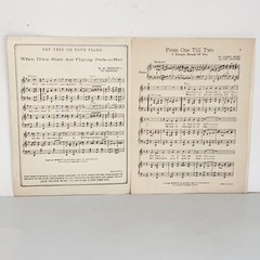 Antique 1924 From One Till Two (I Always Dream Of You) Sheet Music