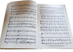 AMERICA: God Shed His Grace On Thee Choral Book /Songbook Mauldin Patriotic 1990