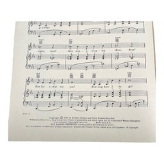 No Other Love Sheet Music Me & Juliet Rodgers Hammerstein Piano Vocals Guitar