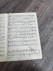 Vintage Moon River SATB Choral Sheet Music Henry Mancini Johnny Mercer