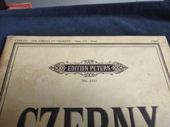 Vintage Carl Czerny School Of Velocity Opus 299 For Piano Edition Peters No 2411